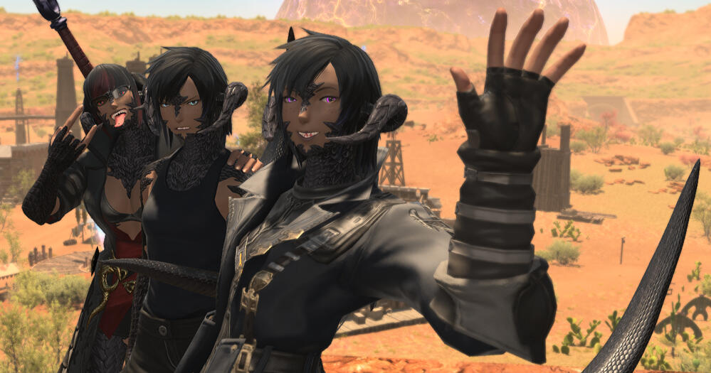 Ogg (Center), flanked by Cheuvaze (Left) and Anauel (Right)